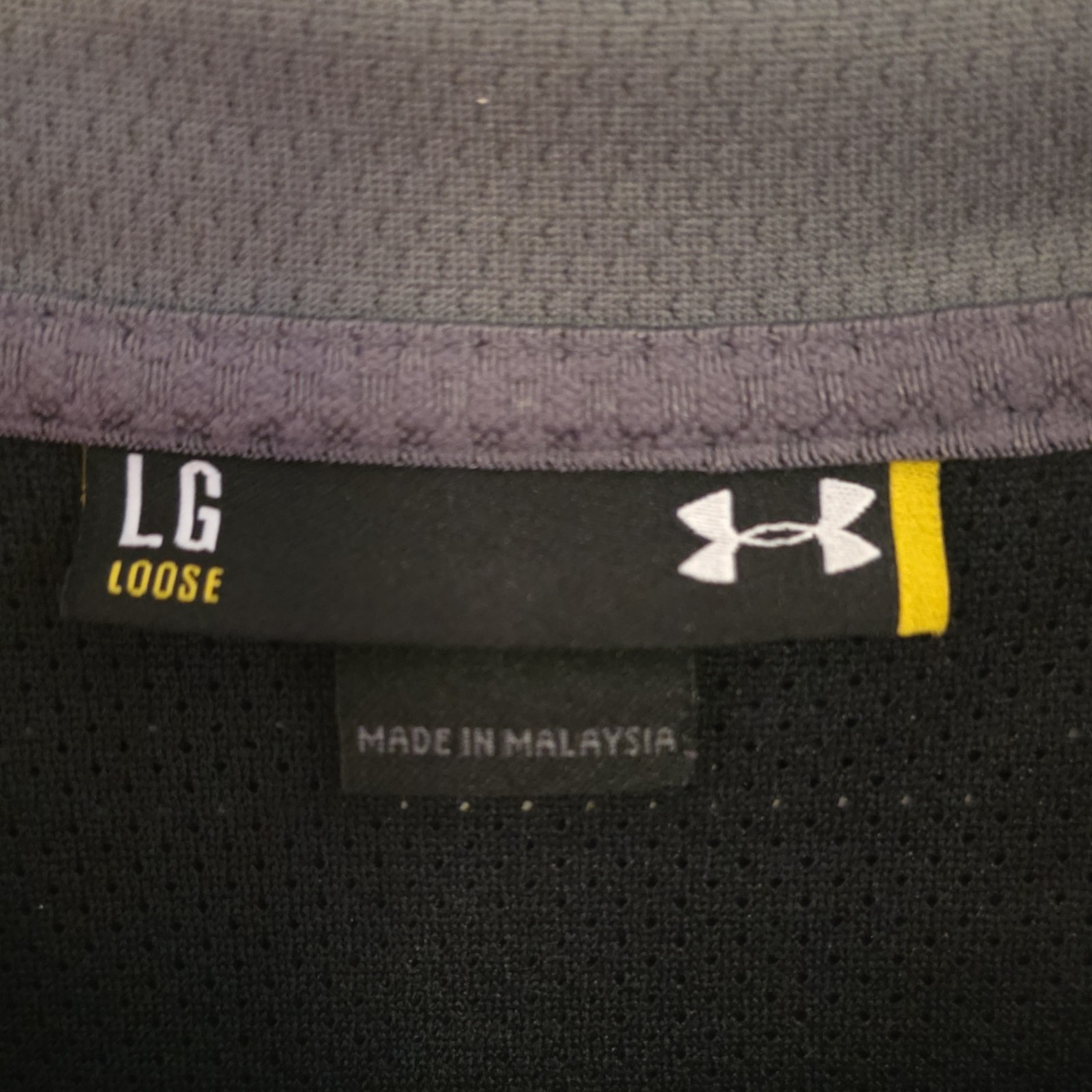 Under Armour Men's Gray 1/4 Zip Pullover Mock Neck Long Sleeve Loose Fit L gallery