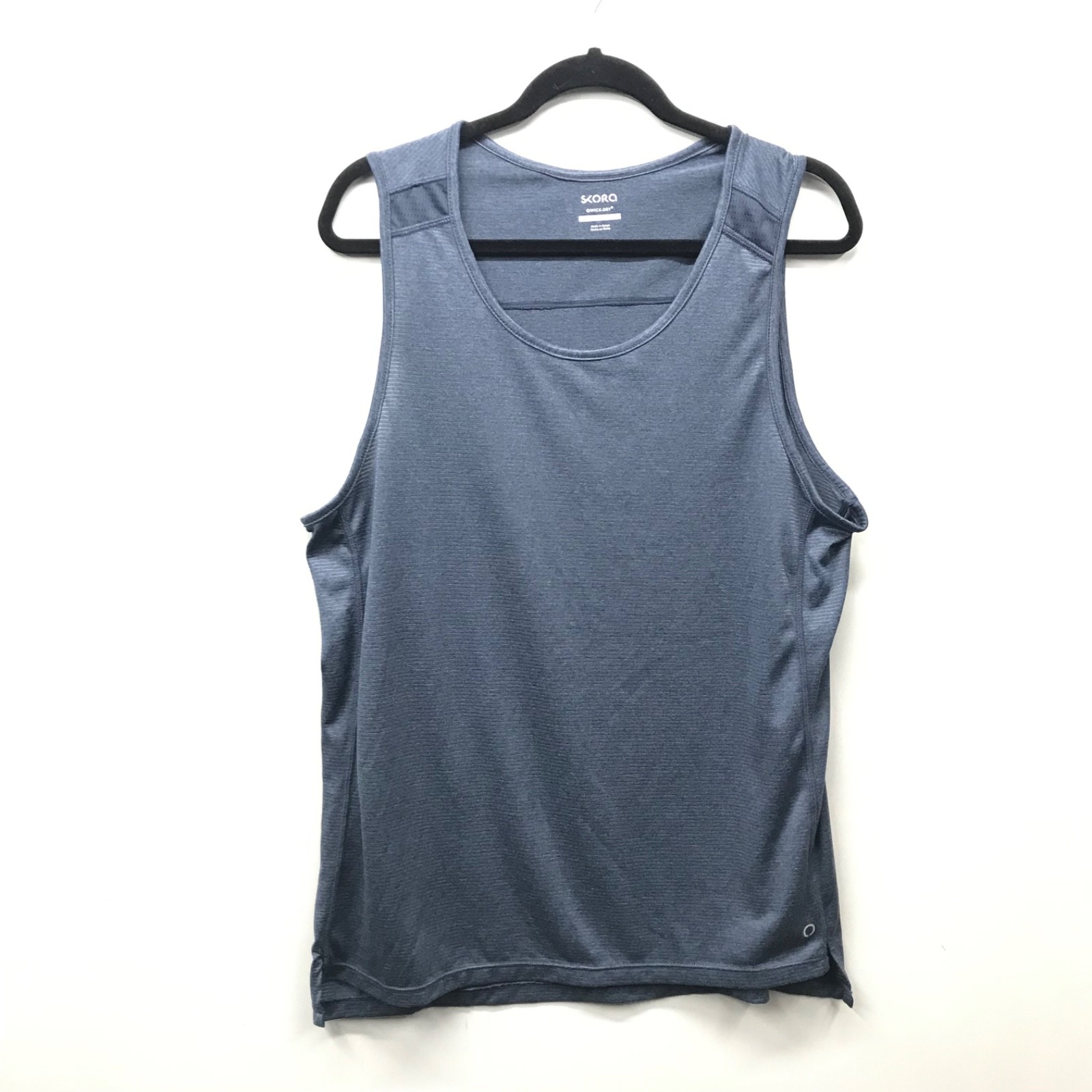 Skora Mens Running Sleeveless Shirt Qwick Dry Lightweight Breathable Blue - L gallery