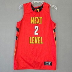 Next Level Red Black Reversible Shirt Basket Ball Jersey Sleeveless Men’s Size S