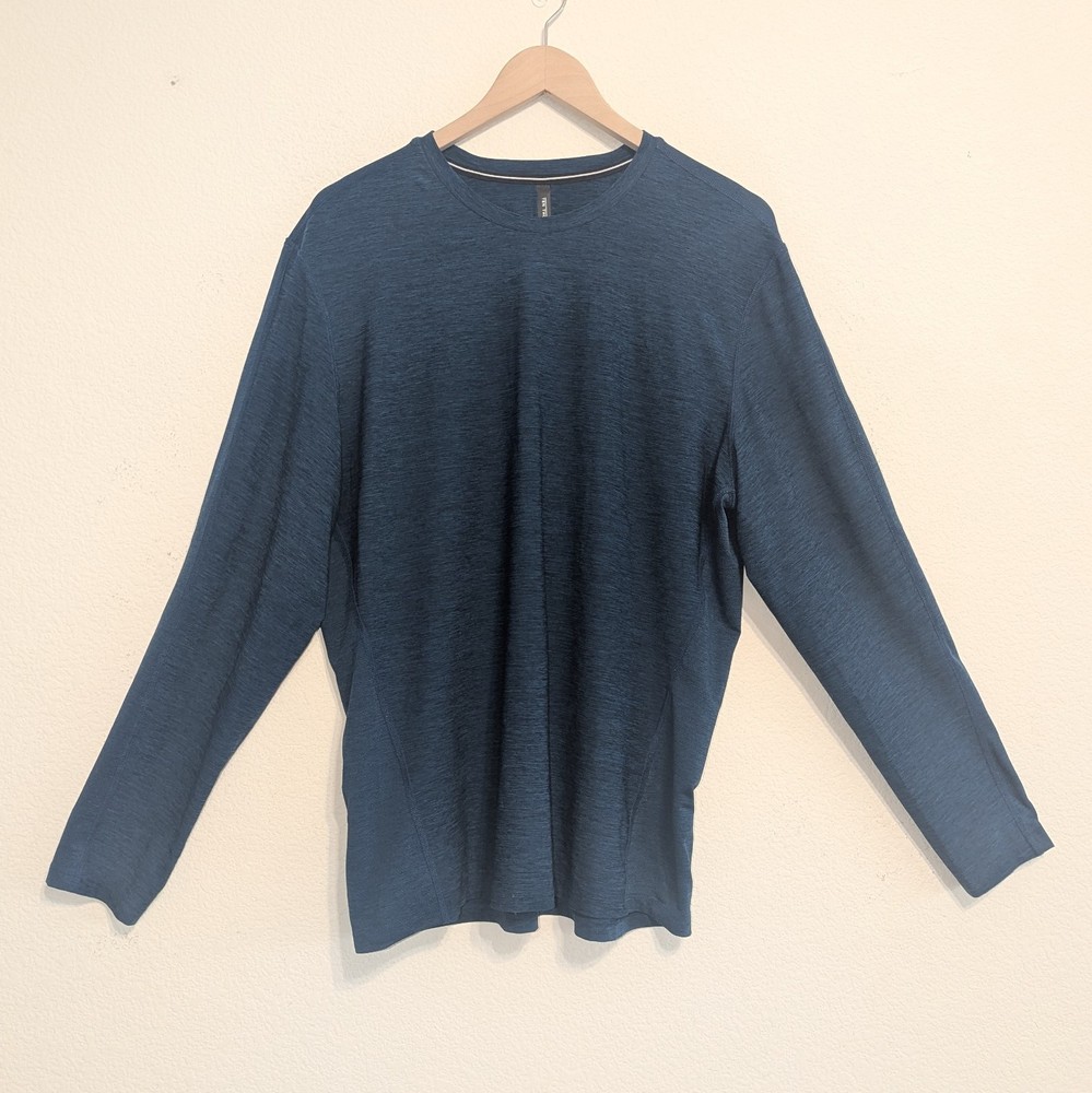Ten Thousand Shirt Mens The Versatile Long Sleeve Activewear Size XL Blue
