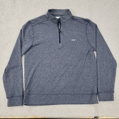 Greg Norman 1/4 Zip Pullover Mens Medium Performance Heather Embroidery