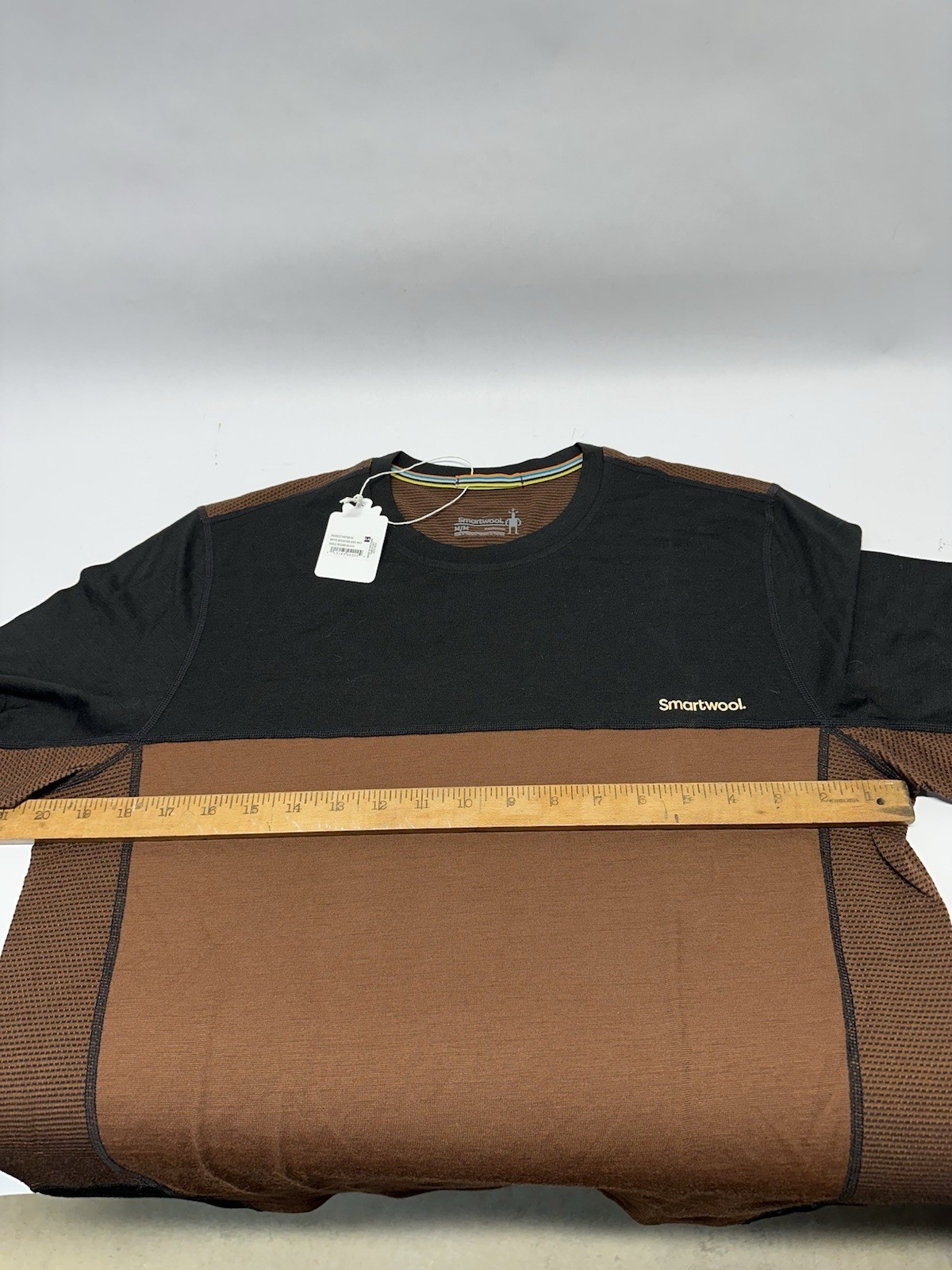 Smartwool Mens Mountain Bike Short Sleeve Tee Medium 2745P59-M Sable brown Black gallery
