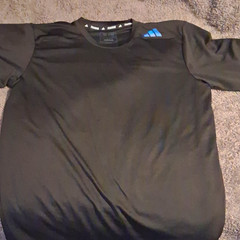 adidas HEAT.RDY Moisture Wicking Black Crew Neck Short Sleeve T-Shirt Men’s M
