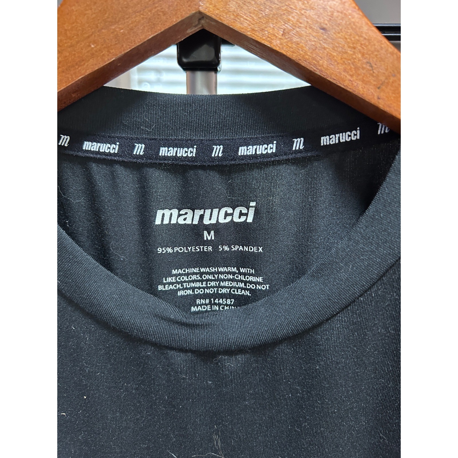 Marucci Baseball Performance T Shirt Black Mens Size Medium M Short Sleeve Ath gallery