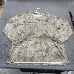 Magellan Outdoors Shirt Mens 3XL Beige Long Sleeve Hunt Gear Mossy Oak Camo