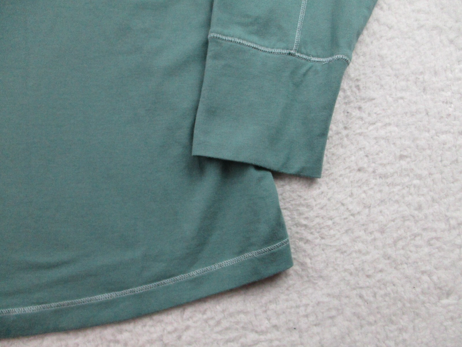 Alphalete Shirt Mens XL Premium Green Long Sleeve Pullover Training Gym Outdoor gallery