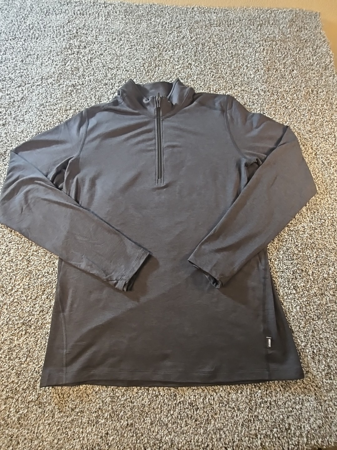 REI Co-Op Performance Pullover Mens Med 1/4 Zip Long Sleeve Quick Dry Athletic gallery