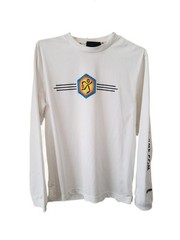 Wilson Men’s White Paddleboard.com Long Sleeve Performance Shirt