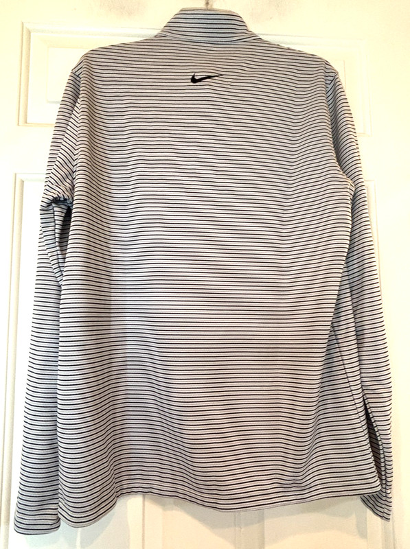 Nike 1/4 Zip Shirt Dri Fit Quarter Zip Stripe Size Mens M NWT $75 gallery