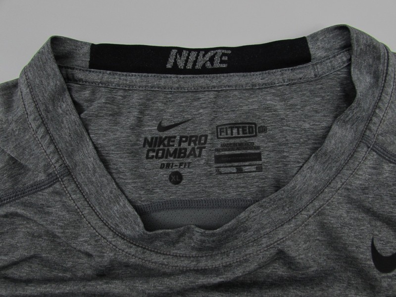 Nike Pro Combat Core Sleeveless Fitted Shirt Dri-Fit Men’s XL Gray Mesh 449786 gallery