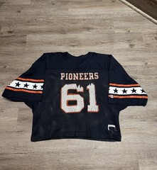 70s Champion Pioneers NFL Game Football Jersey Size Large Made In USA Number 61