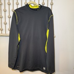 Nike Pro Combat Men’s Shirt Size XL XLarge Fitted Long Sleeve Activewear Gym