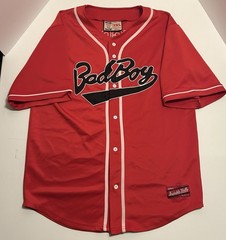 Bad Boy Notorious BIGGIE Invisible Bully Red Baseball Jersey | Men’s 2XL