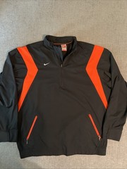 Vintage Nike Fit Storm 1/4 Zip Men’s L Black/Red 90’s Golf Running Gym Training