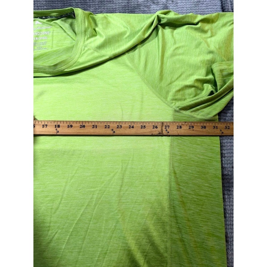 Tommy Bahama Island Zone Short Sleeve Shirt Lime Green Heathered Mens 3XLB Tee gallery