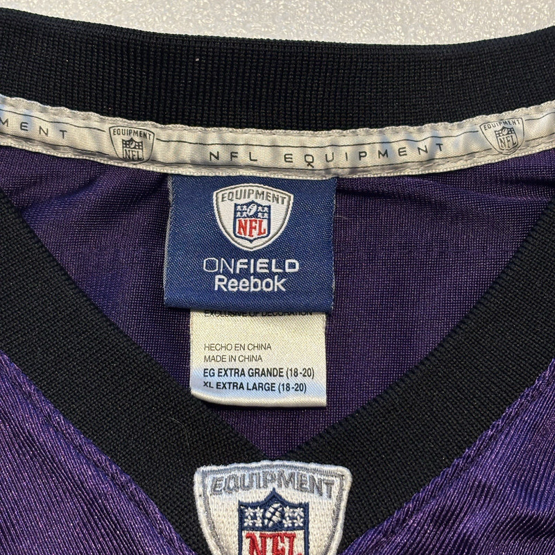 Baltimore Ravens Anquan Boldin Jersey #81 Men's XL NFL Reebox On Field gallery