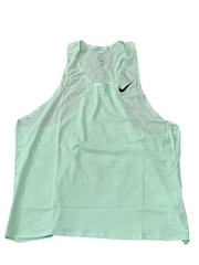 Nike Aeroswift Dri-Fit ADV Running Singlet Top Green FN4231-376 Men’s Size XS