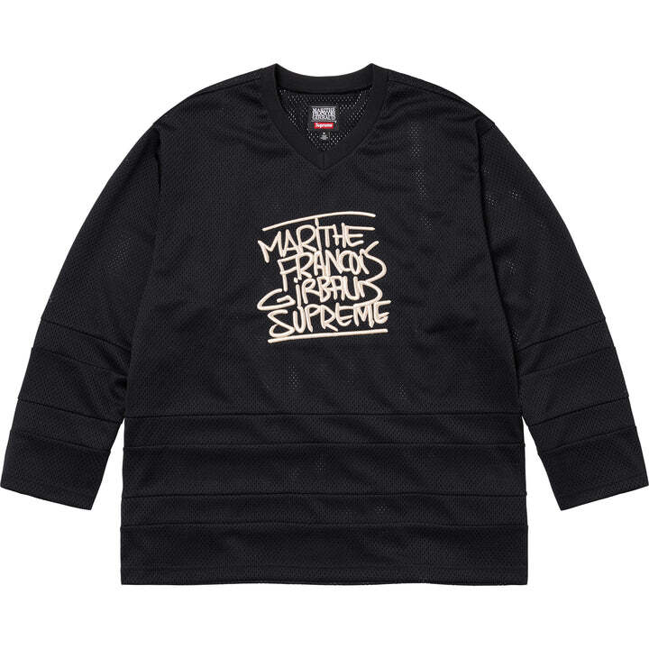 Supreme Marithe Francois Girbaud Hockey Jersey Black gallery