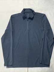 Ten Thousand Versatile Mock Neck 1/4 Zip LS Workout Shirt men’s Small Gray