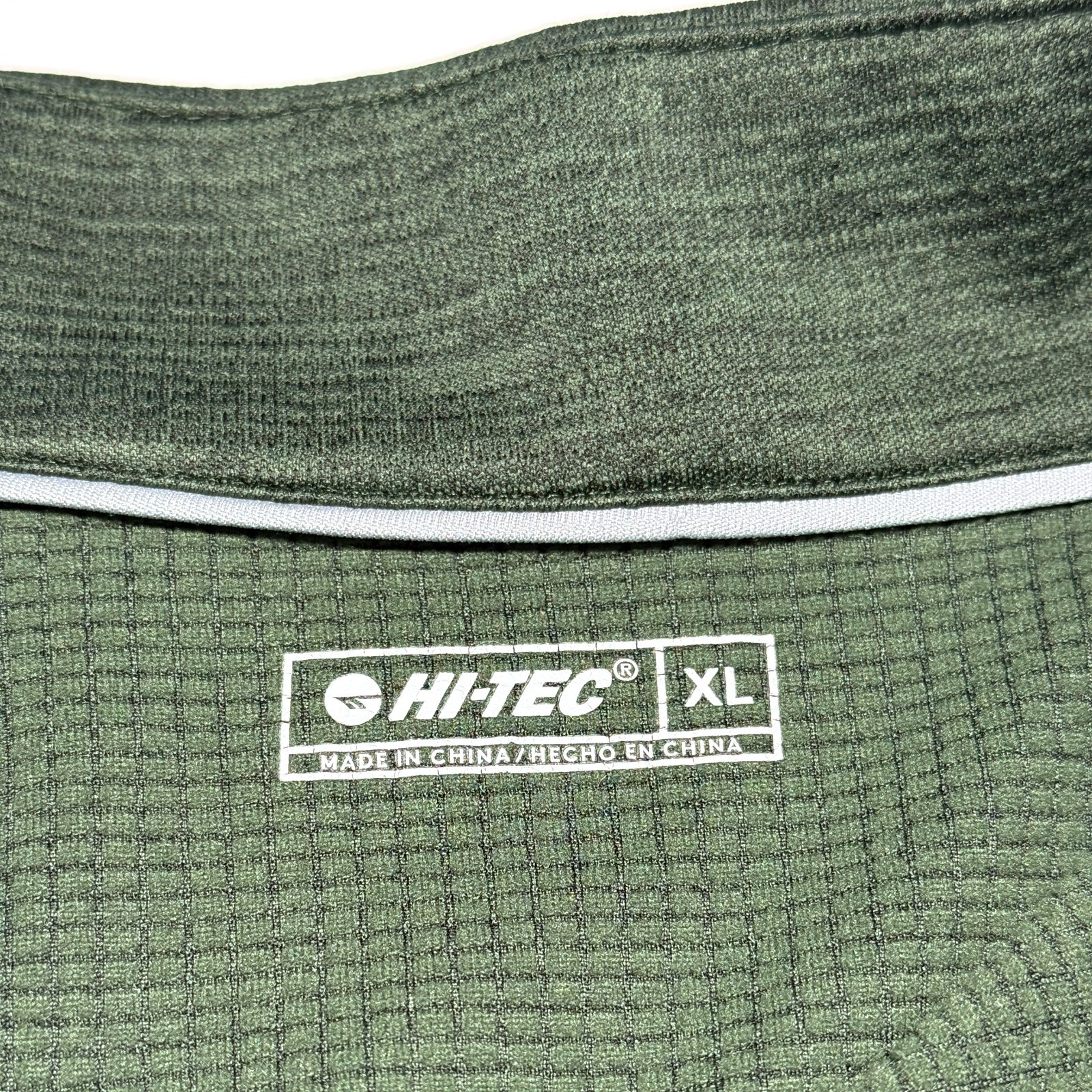 Hi-Tec 1/4 Zip Pullover Green XL Men's Performance Athletic Hiking gallery