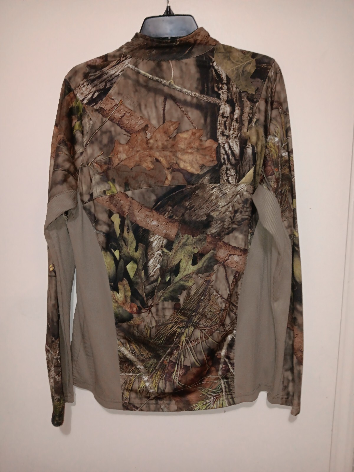 Mossy Oak 1/4 Zip Size M (38-40) Long Sleeve Camo Country Hunting Outdoors gallery