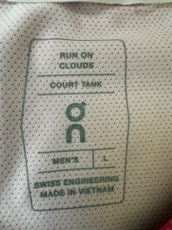 On Tennis Court Tank Ben Shelton Fonseca Cobolli White Lime Men's Size L gallery
