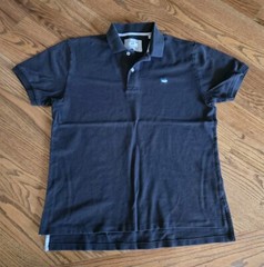 Southern Tide The Skipjack Active Golf Casual Polo Shirt Top Men’s Size M Black