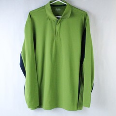 Izod PerformX Men’s M Green 1/4 Zip Activewear Shirt Long Sleeve – Pre-Owned