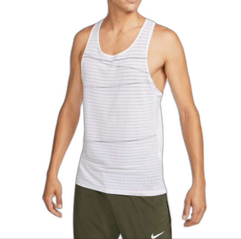 Nike Dri-Fit ADV Running Division Pinnacle Tank Racer Back XL White DQ4774-100 gallery