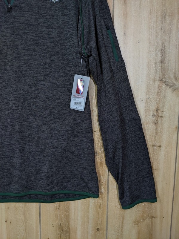 Colosseum Ohio Bobcats 1/4 Zip Pullover Men's M Performance Athletic Gray NCAA gallery