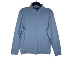 Walter Hagen Mens Midweight 1/4 Zip Pullover Thermal Insulating Blue Small NEW