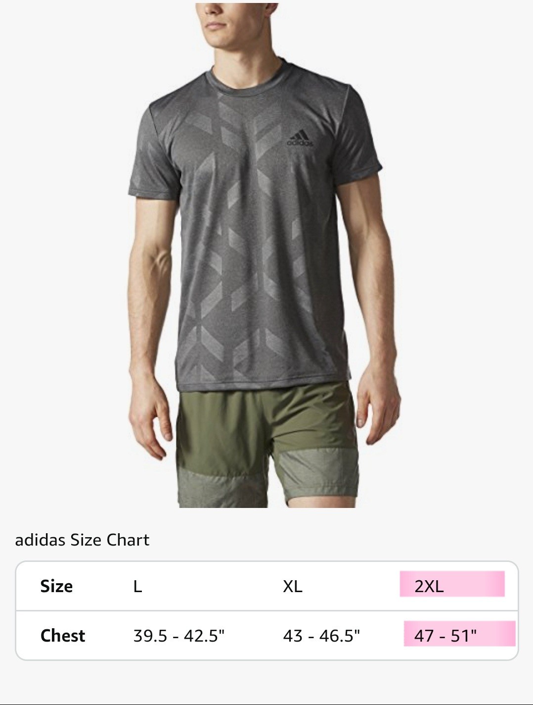Adidas Men's Training Essential Printed Tech Tee, Size XL gallery