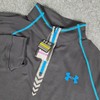 Under Armour NFL Combine Pullover Mens 2XL Black Blue 1/4 Zip Fitted NWT gallery