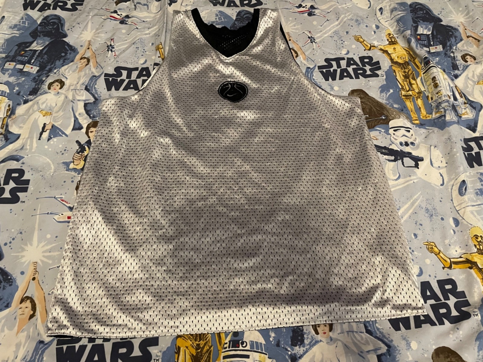 Vintage Y2K Nike Reversible Basketball Jersey Mens center mini Swoosh Size gallery