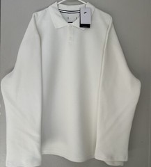 Nike Tech Fleece Reimagined 2 Button Top Sail FN3401-133 Men’s Size LT NWT
