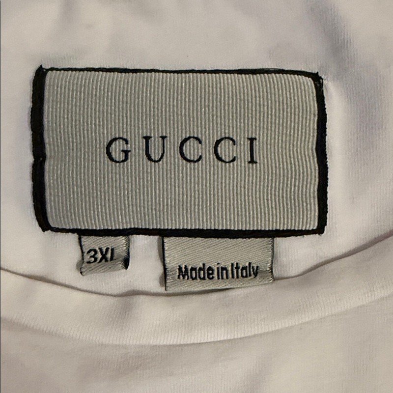 GUCCI 3x Men's Crew neck T Shirt. Gently Used Condition. Comes in box! PTP 24". gallery