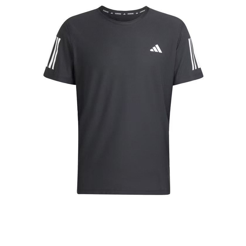 Adidas 2XL Men's Essentials Black & White Own the Run Tee gallery