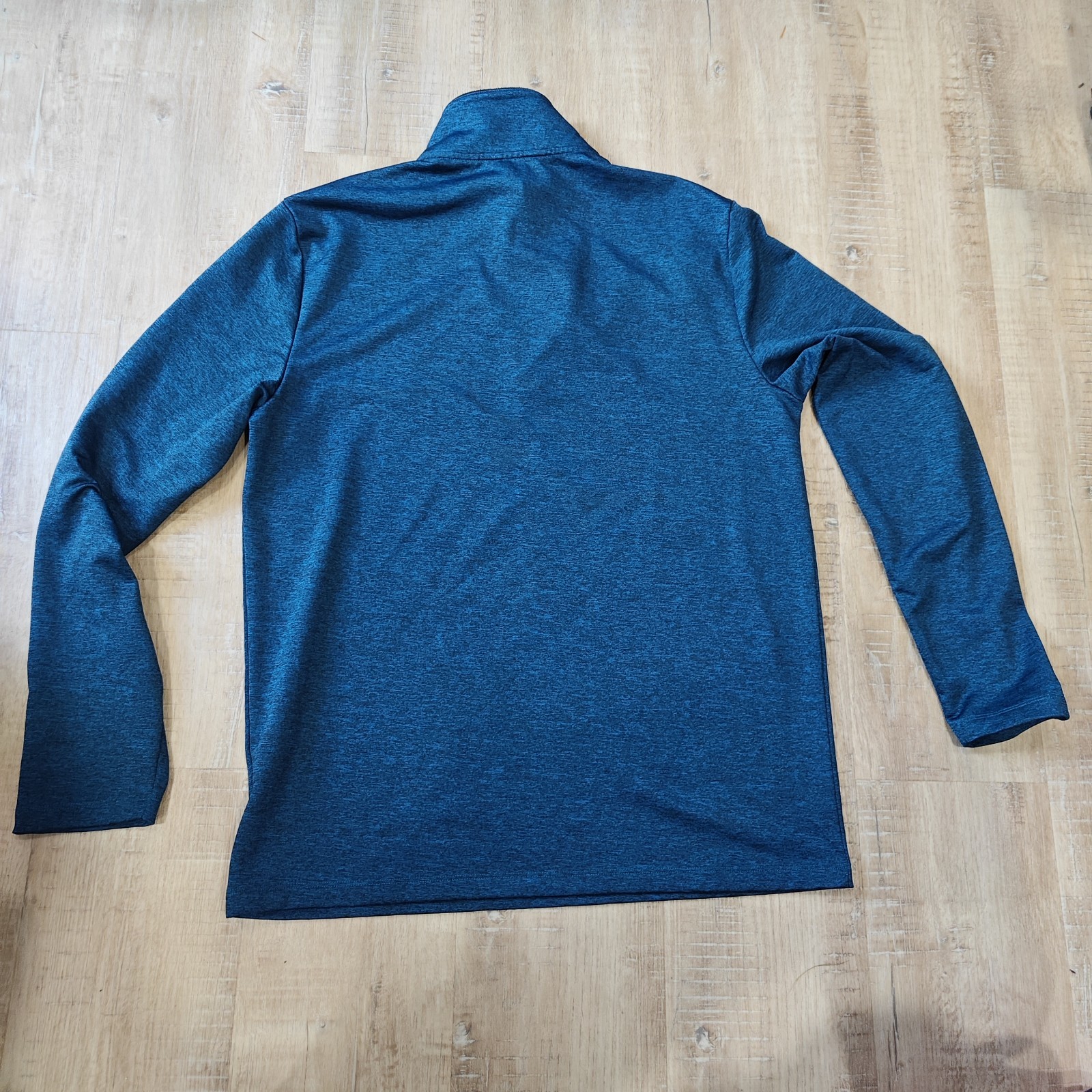 CALVIN KLEIN Performance Quarter Zip Long Sleeve Blue Sweatshirt Size Meduim NWT gallery