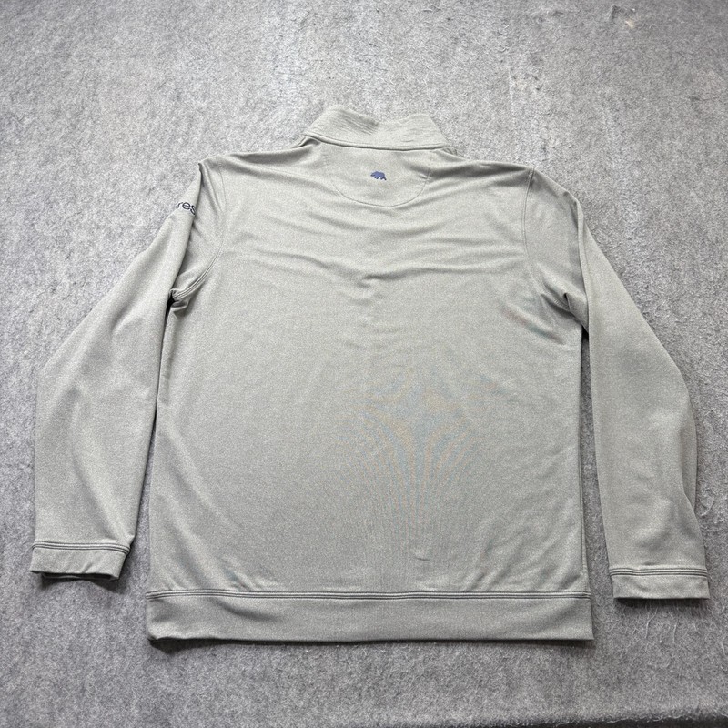 Onward Reserve 1/4 Zip Pullover Men L Gray Performance Stretch Lightweight gallery