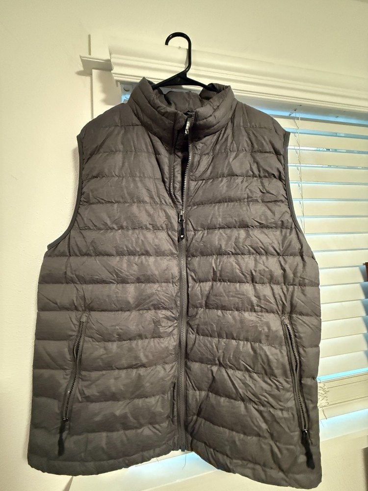 32 Degrees Insulated Weatherproof Vest - Grey - Men's Large