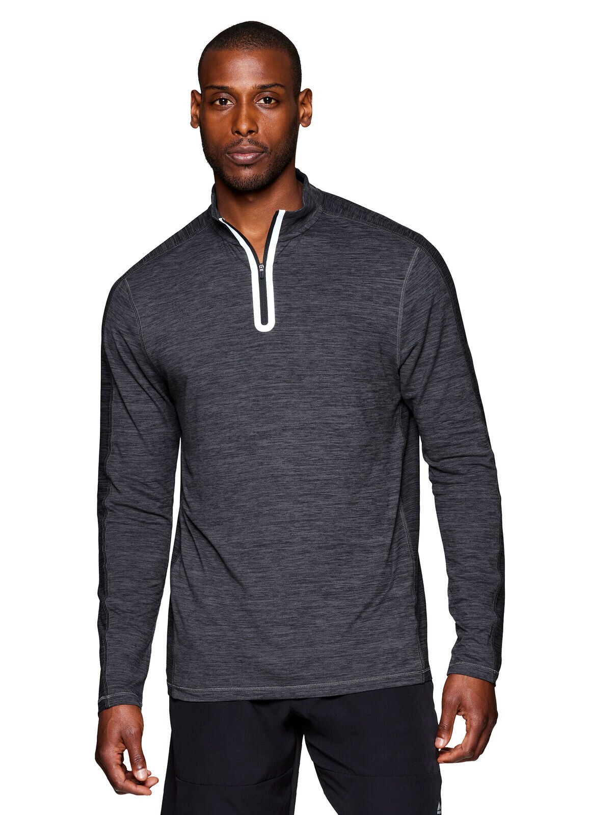 RBX Golf Stratus 1/4 Zip Lightweight Long Sleeve Shirt Gray CRM851A Men's NWT gallery