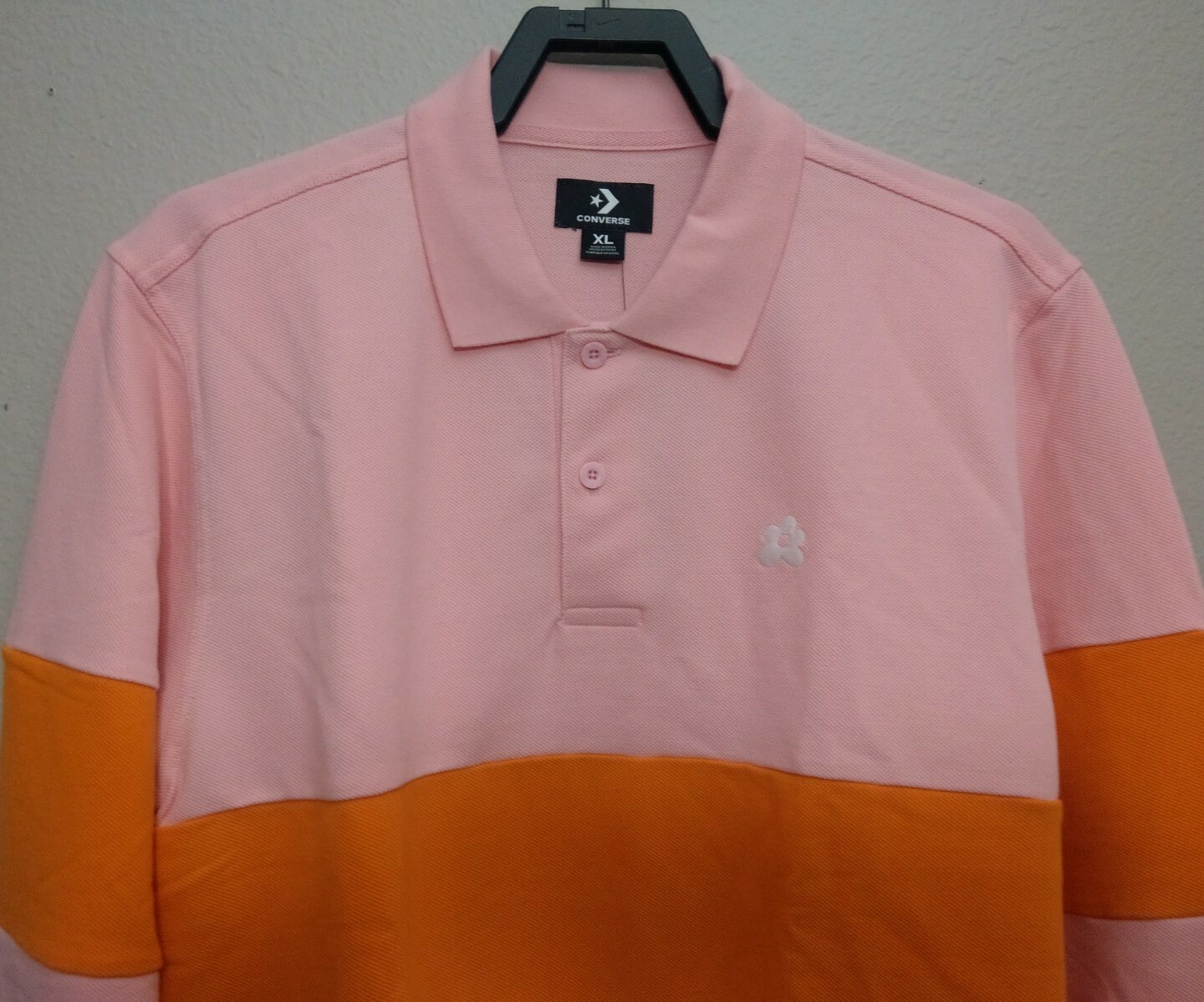 Converse x Golf Le Fleur Long Sleeve Polo Shirt Top Mens Size XL New gallery