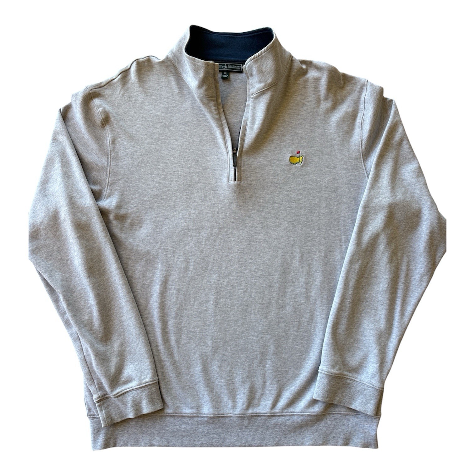 Masters Collection Pullover Mens XLarge Gray Quarter Zip Golf Augusta National gallery