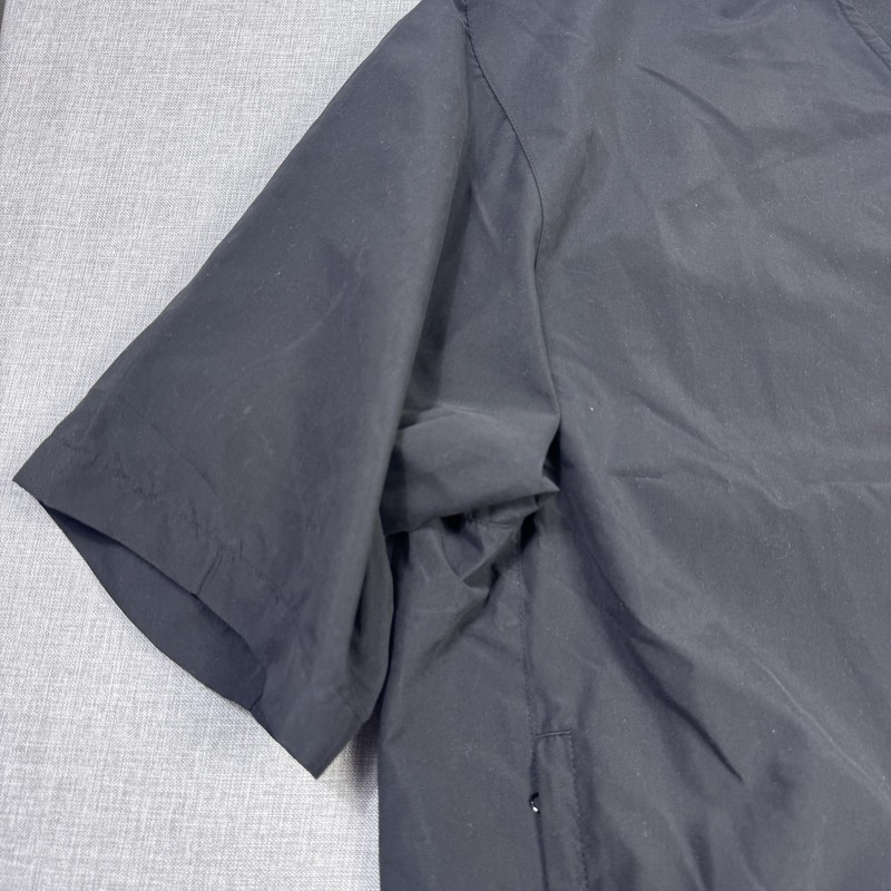 FootJoy Naples Grande Golf Club Jacket Men XL Black Short Sleeve V-Neck Pullover gallery