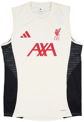 Adidas Liverpool FC Sleeveless Vest Tanktop Training Beige LIMITED NEW SEALED