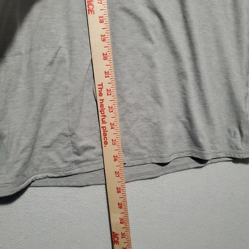 Vuori Shirt Mens Small Gray Ease Performance Pullover 1/2 Half Zip Outdoor Dad gallery