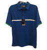 CALLAWAY GOLF Opti-Dri Opti-Shield UPF 50 Magnetic Blue Polo Shirt Medium $70 gallery