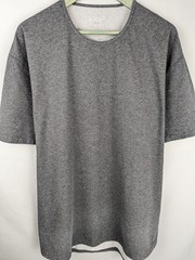 Bylt Shirt Mens 2XL Drop Cut Gym Active Training Performance Comfort Gray T