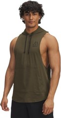 NEW Under Armour Project Rock Sleeveless BSR Hoodie Tank 6005049 308 X-LARGE