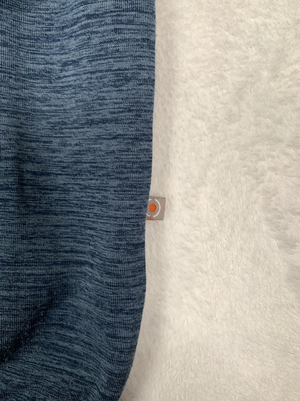 PING Sensorwarm 1/4 Zip Pullover Mens Small Blue Grid Knit BMW Logo Golf gallery